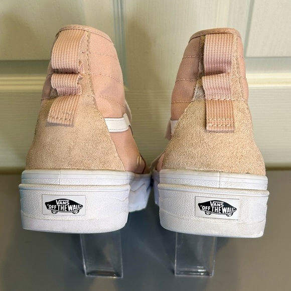 💗”Vans” Dusty Rose High Tops w/ Platform Sole Size 11.5 Women’s 10 Men’s - Picture 9 of 13